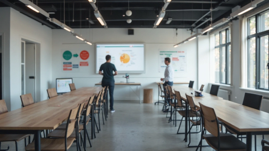 Moderne kantooromgeving met strategische planning en toekomstvisioen